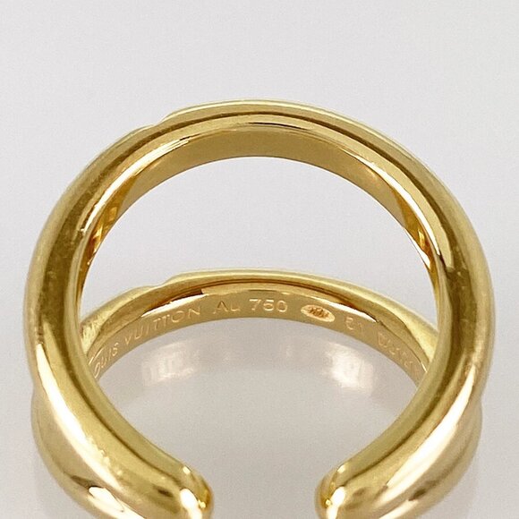 LOUIS VUITTON Vault Upside Down Yellow gold Ring - Picture 4 of 14